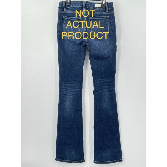 Miss Me Mid Rise Boot Jeans Dark Wash Stretch - Picture 4 of 5